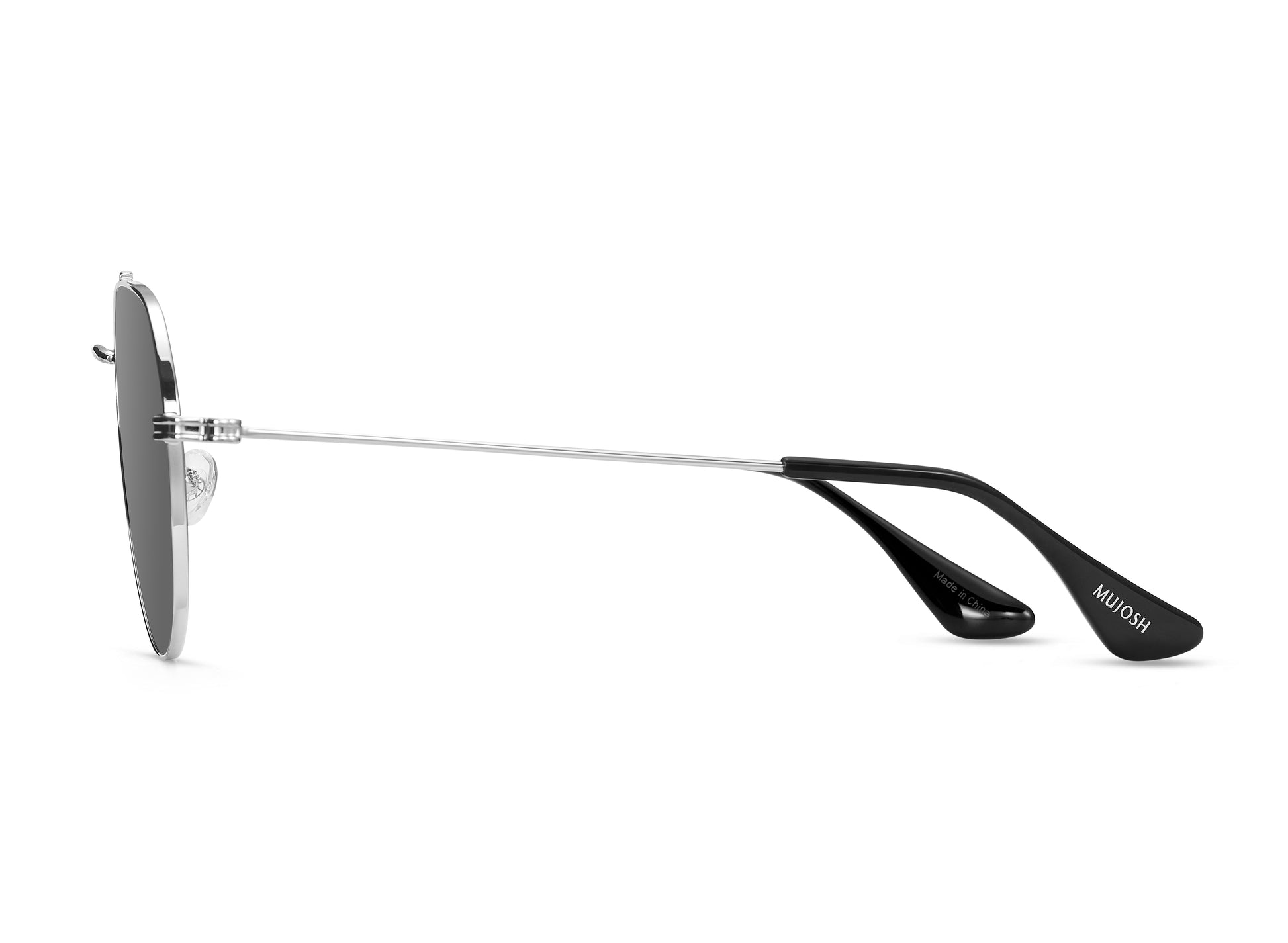 Retro Aviator Sunglasses（Sliver)