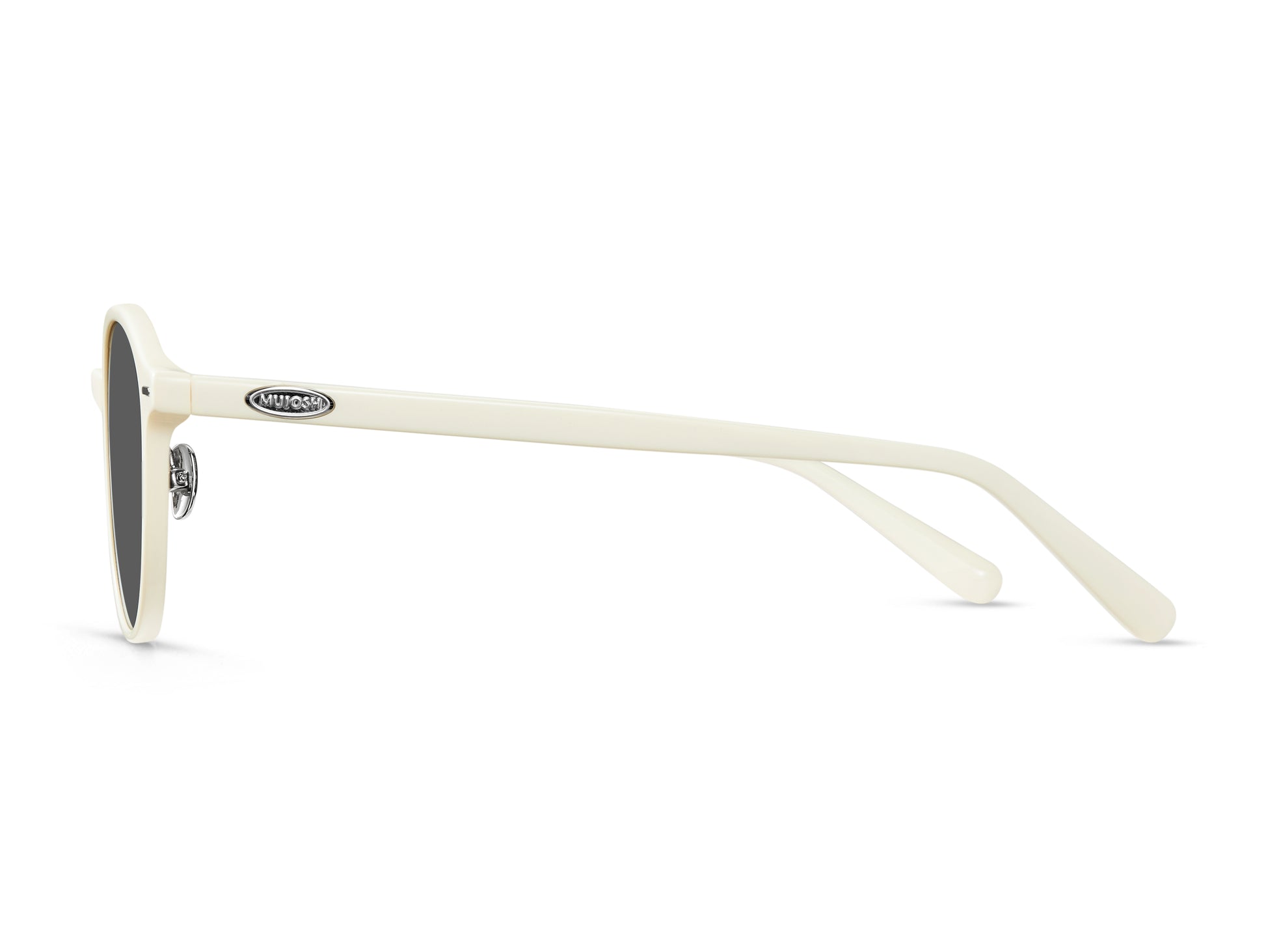 Retro Round Square Sunglasses(White)