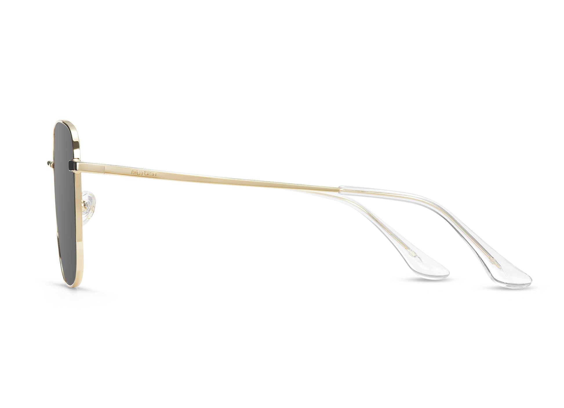 Trendy Oversized Square Sunglasses (Golden)