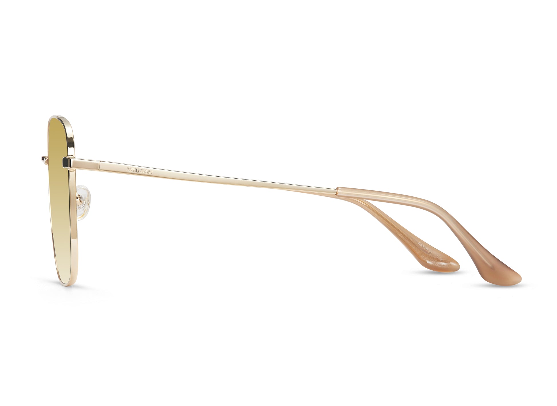 Trendy Oversized Square Sunglasses (Orange)