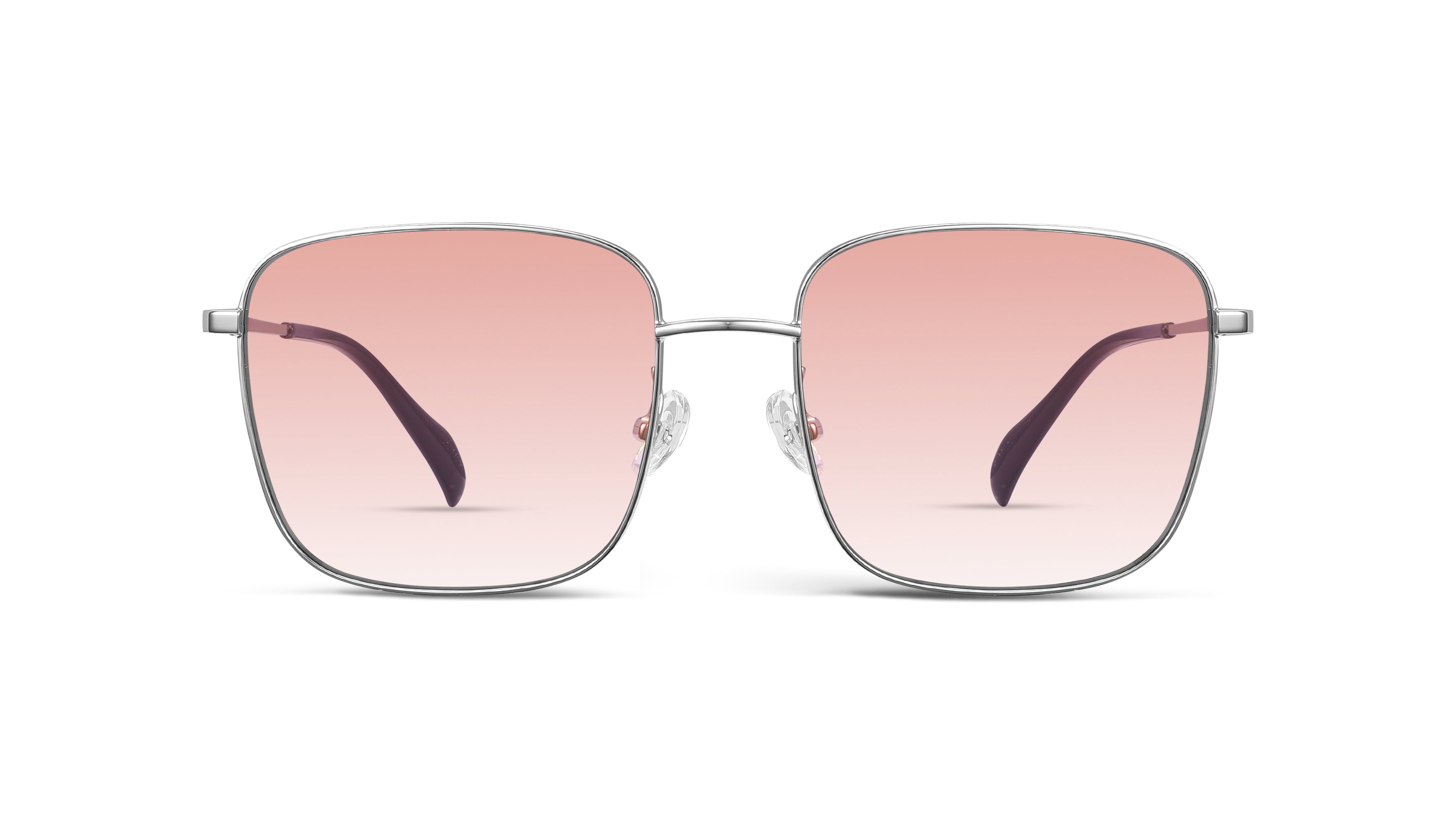 Trendy Oversized Square Sunglasses (PINK)