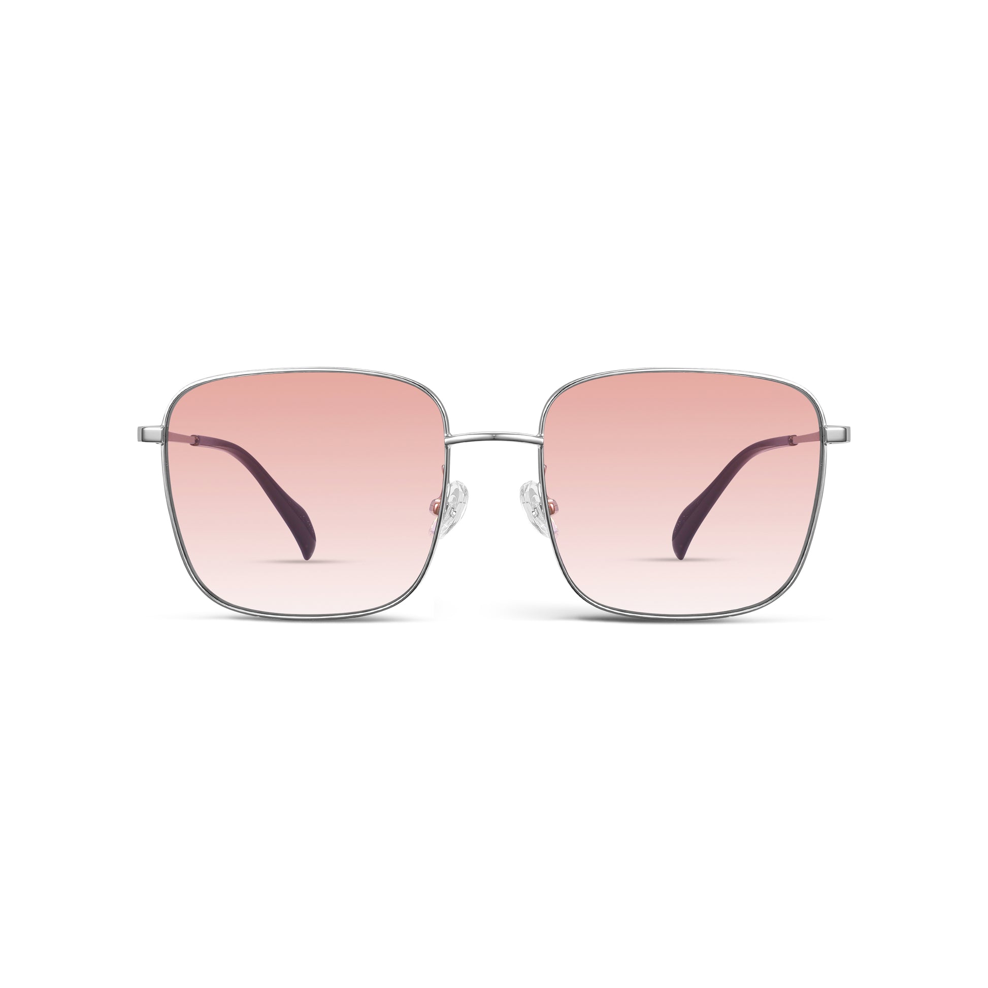 Trendy Oversized Square Sunglasses (PINK)
