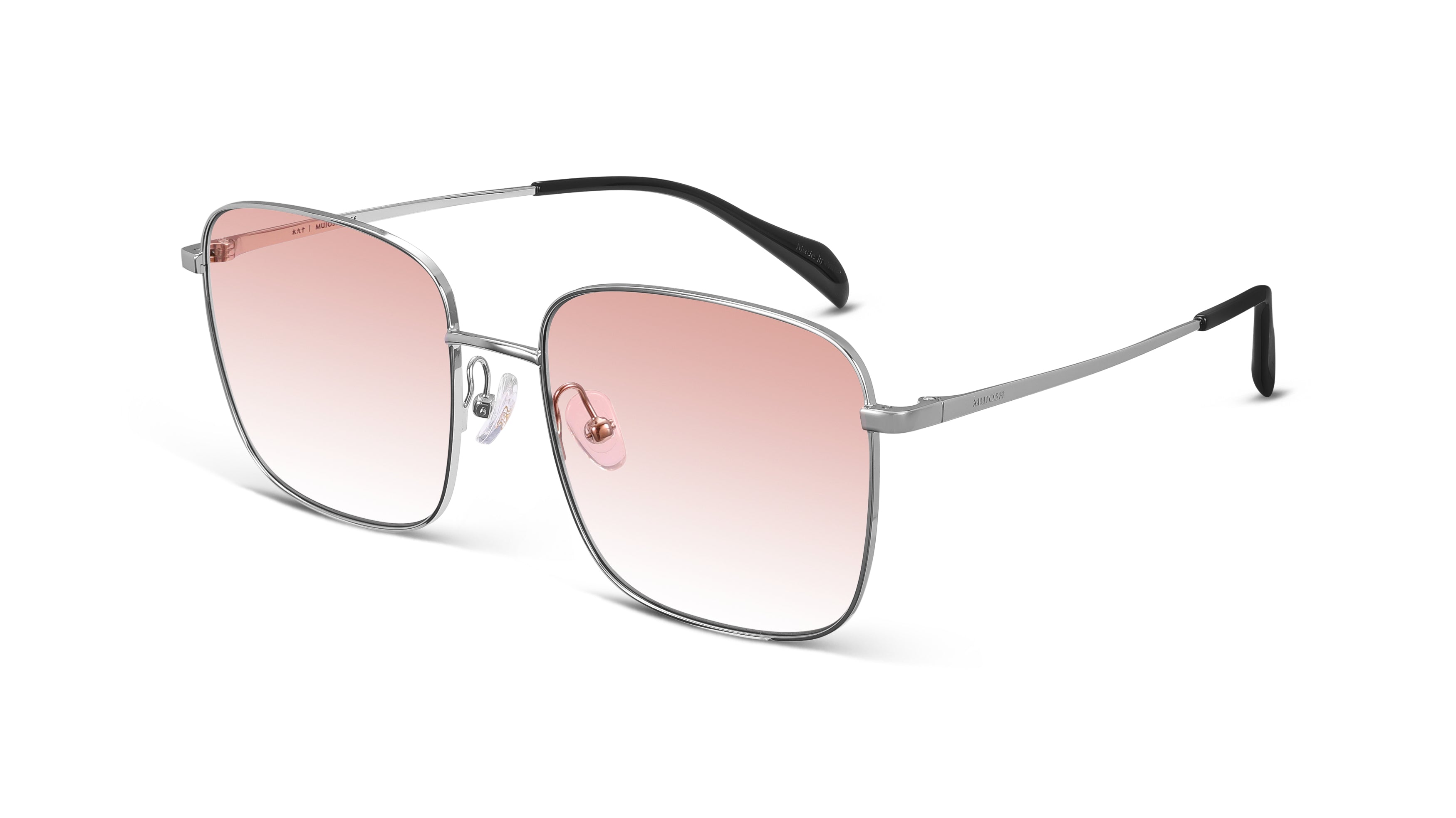 Trendy Oversized Square Sunglasses (PINK)