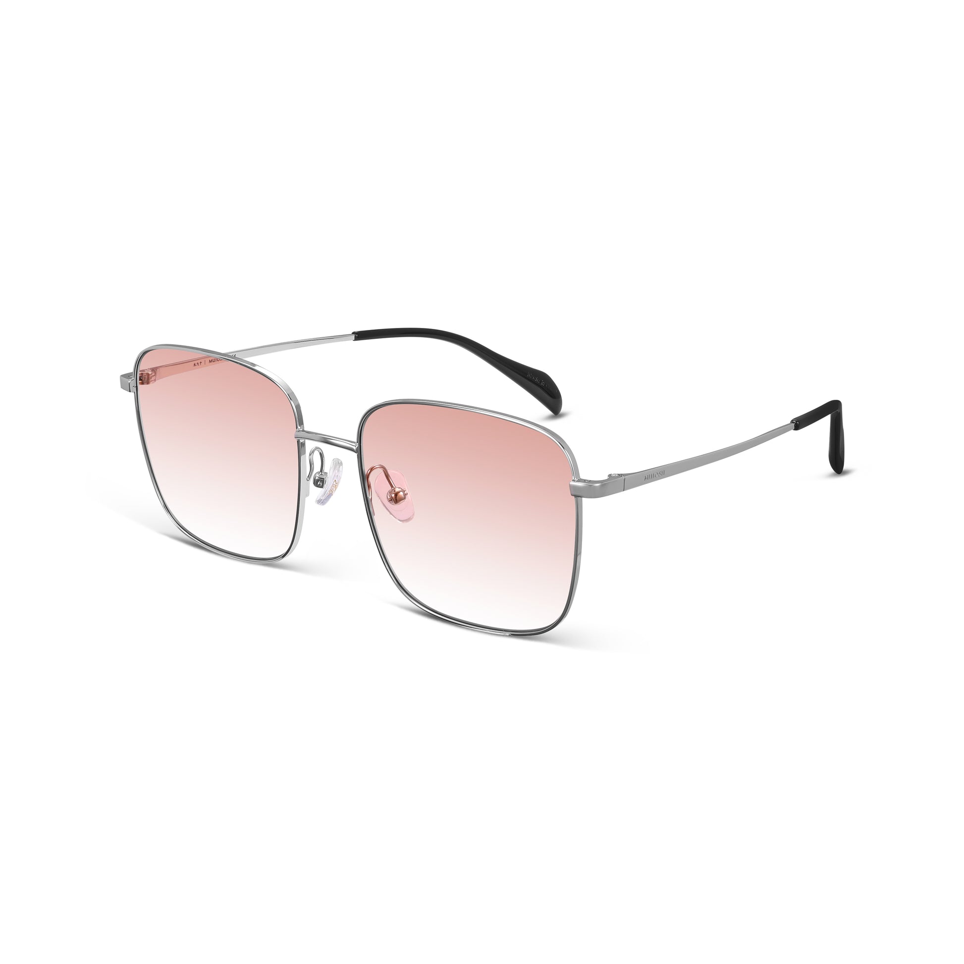 Trendy Oversized Square Sunglasses (PINK)