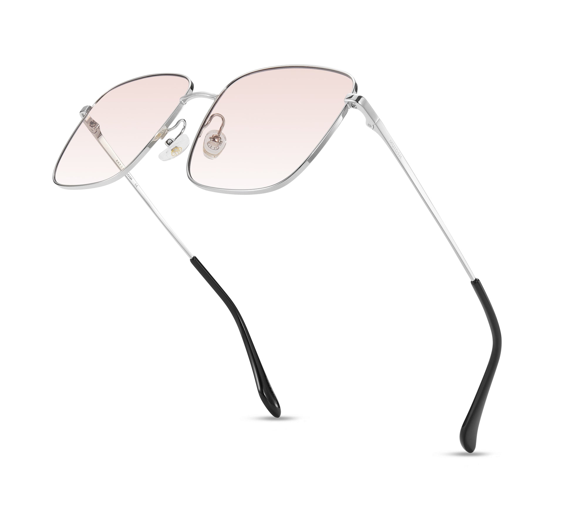 Trendy Oversized Square Sunglasses (PINK)