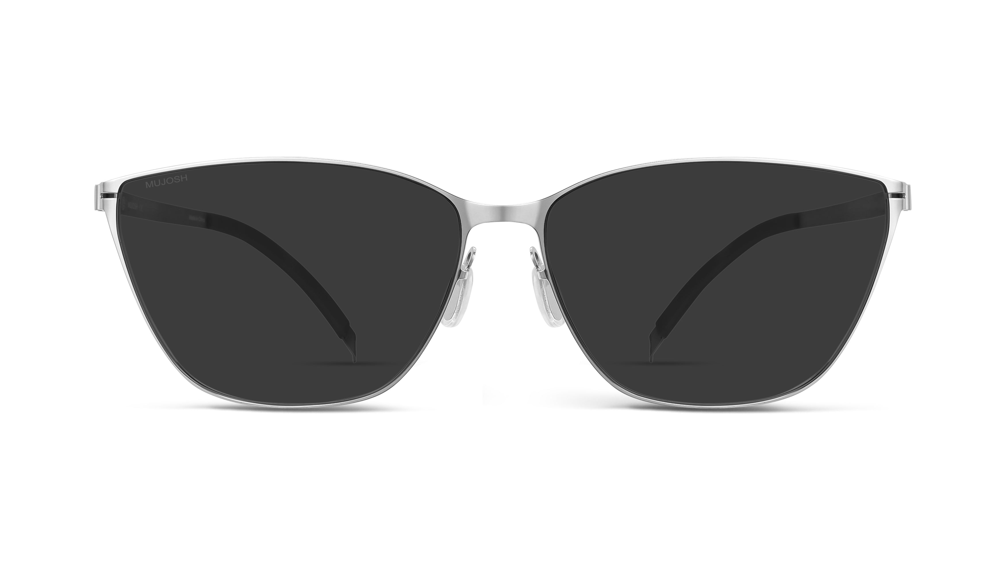Screwless Cat-Eye Sunglasses(Sliver)