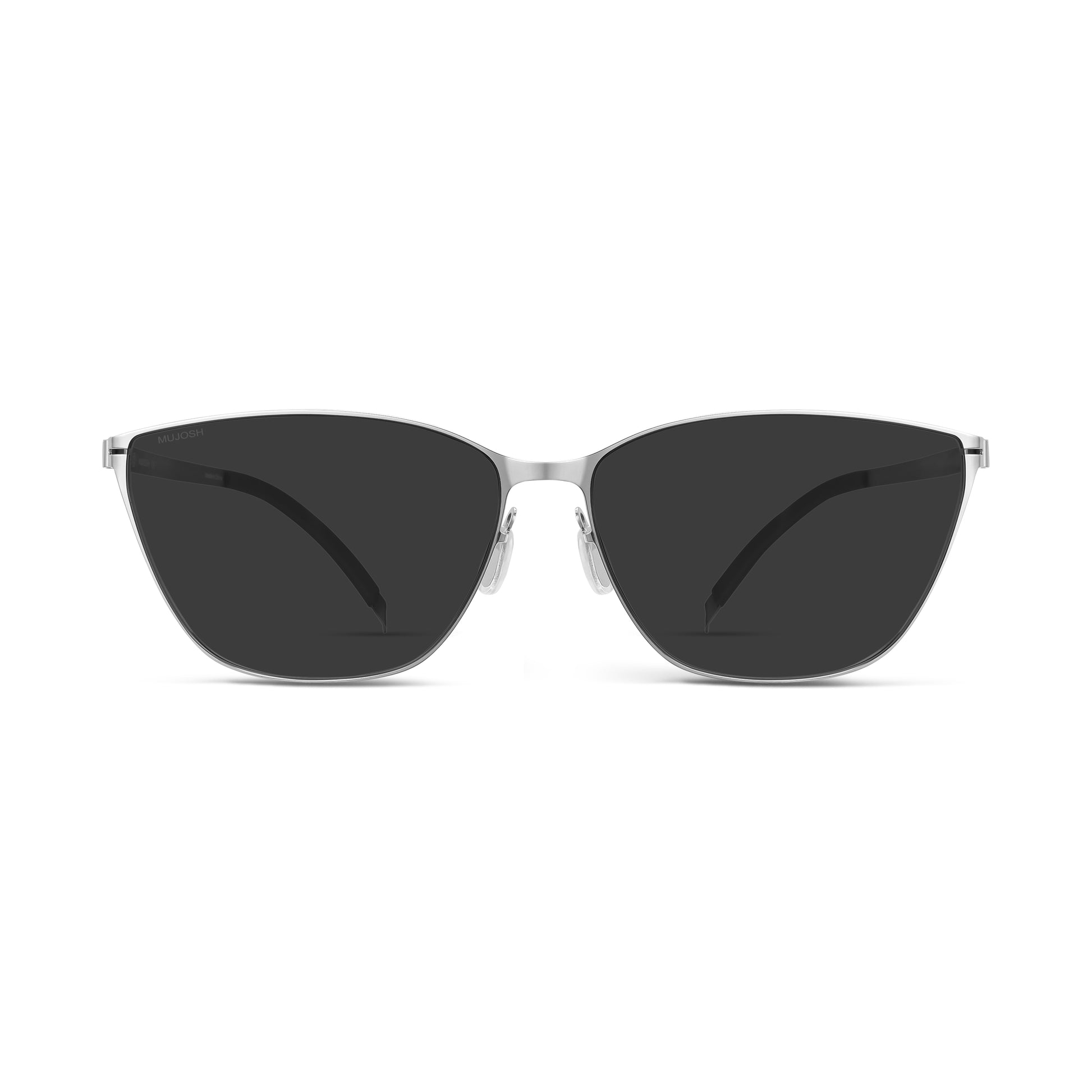 Screwless Cat-Eye Sunglasses(Sliver)
