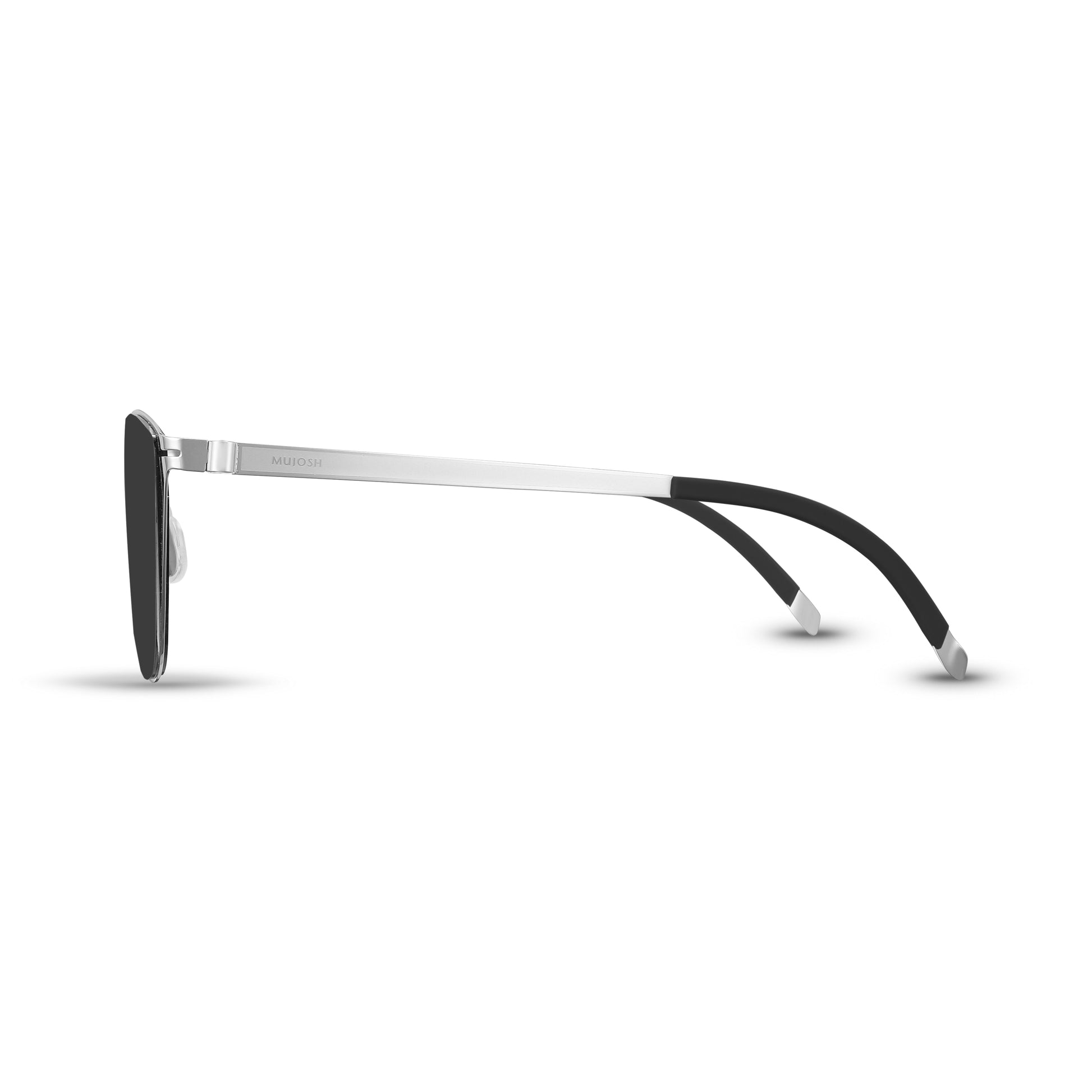 Screwless Cat-Eye Sunglasses(Sliver)