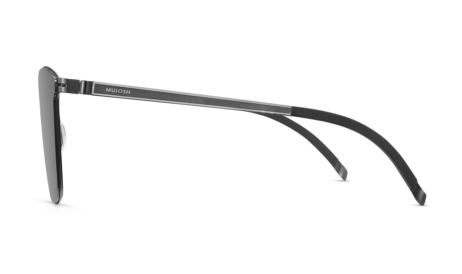 Retro Square Polarized Sunglasses(BLK)