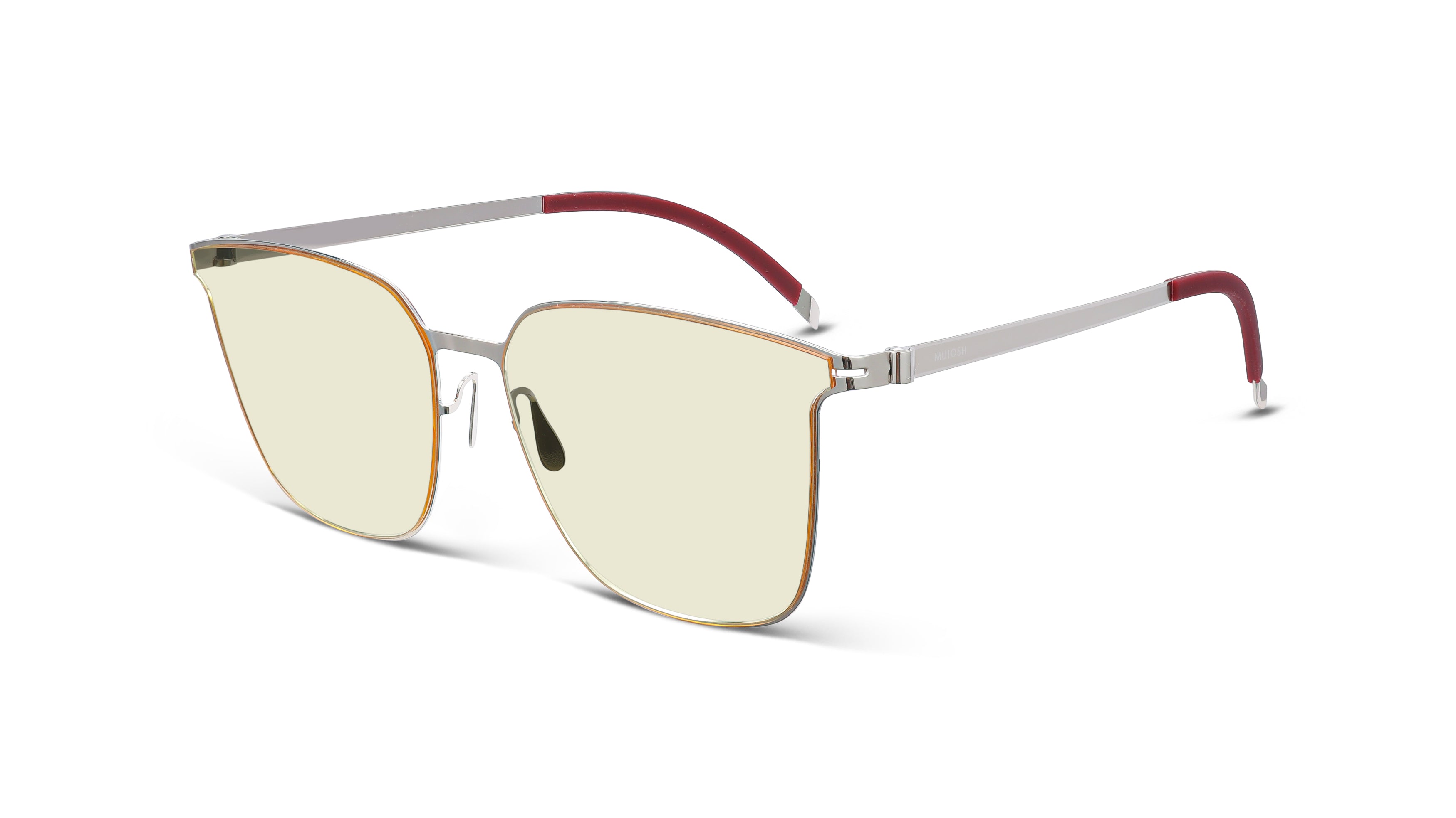 Retro Square Polarized Sunglasses(Orange)
