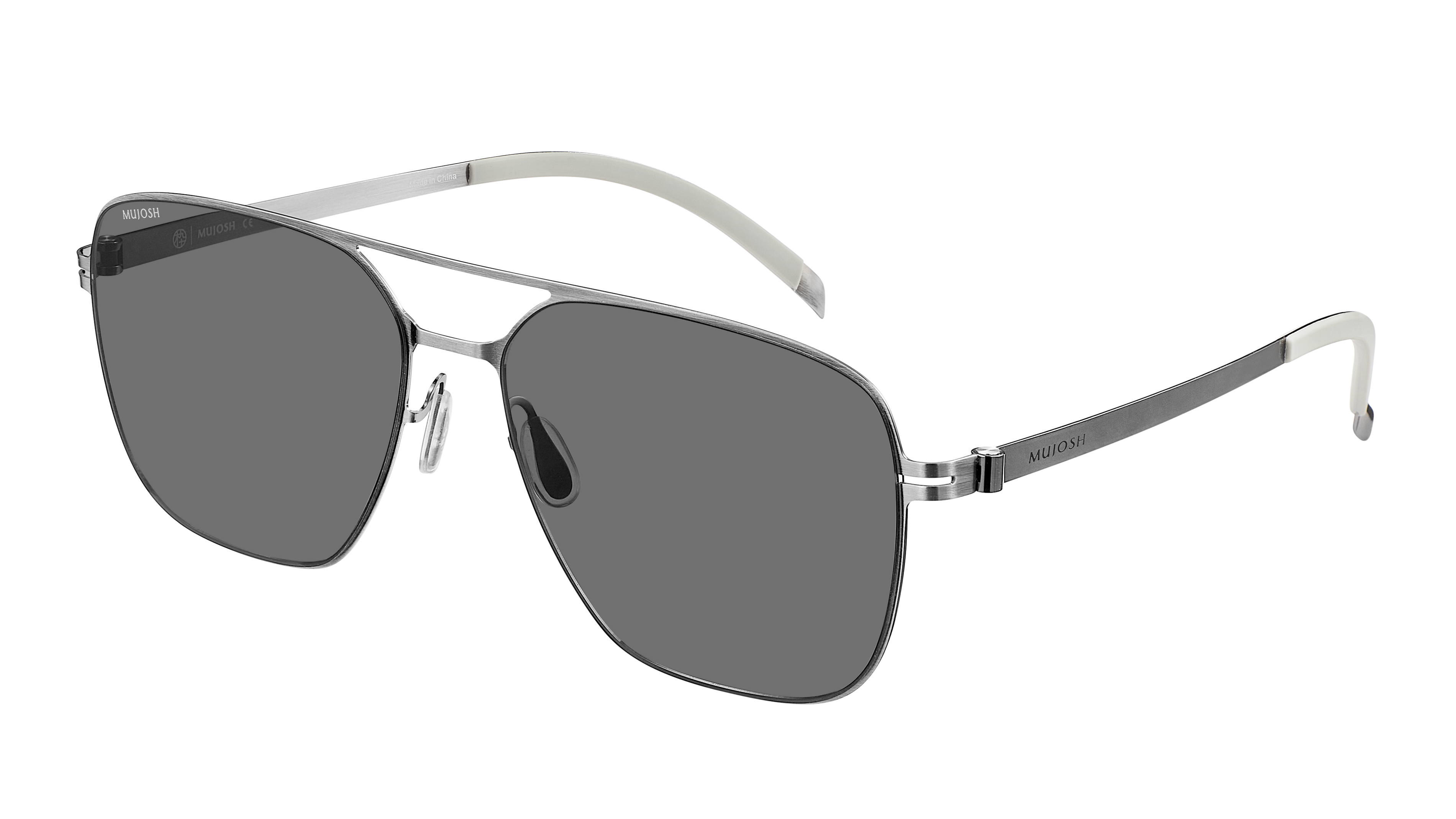 Retro Trendy Aviator Sunglasses (Charcoal Grey)