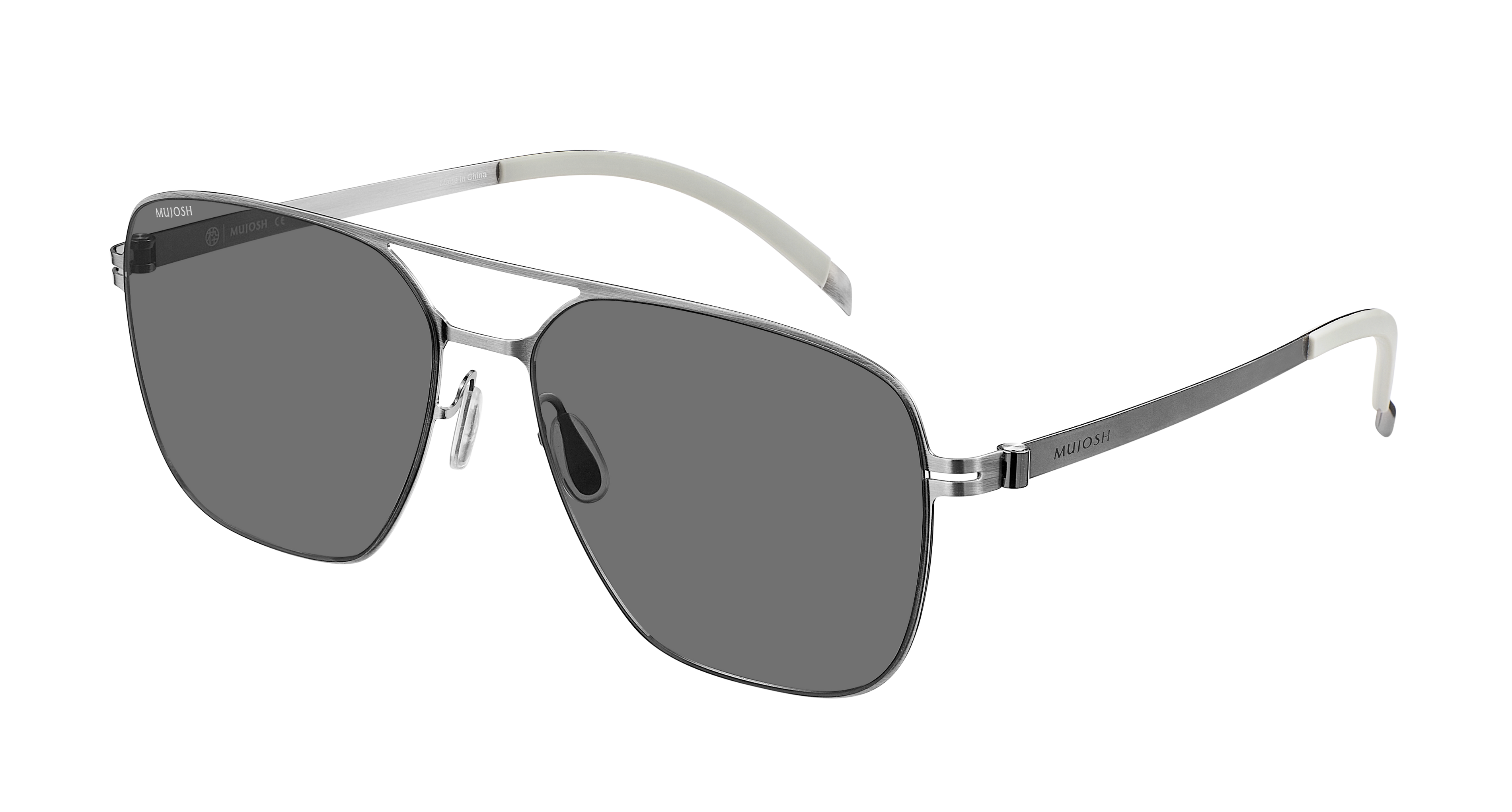 Retro Trendy Aviator Sunglasses (Charcoal Grey)