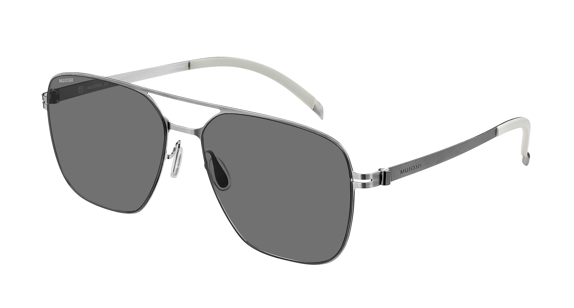 Retro Trendy Aviator Sunglasses (Charcoal Grey)