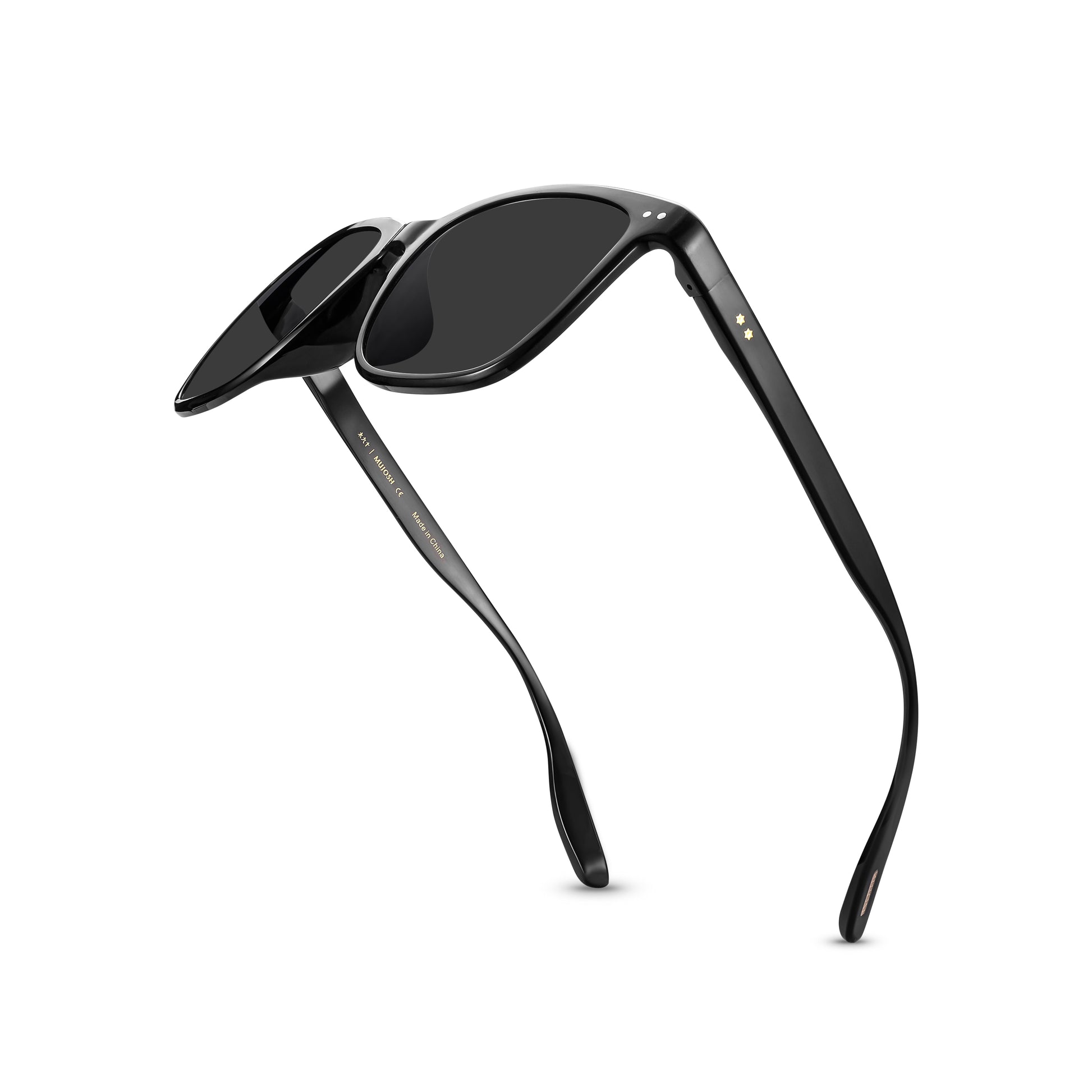 Square Round Sunglasses(BLK)