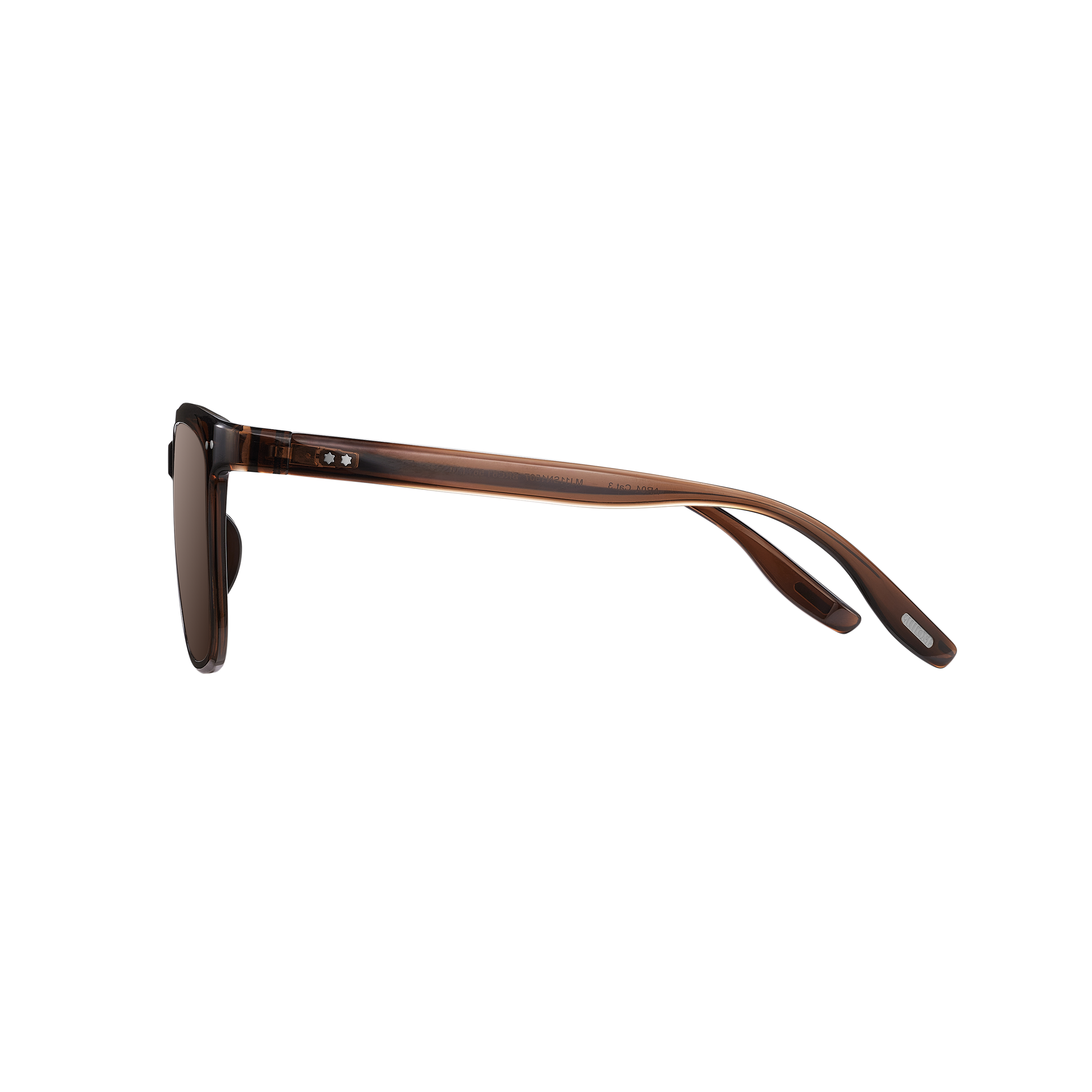 Square Round Sunglasses (Brown)