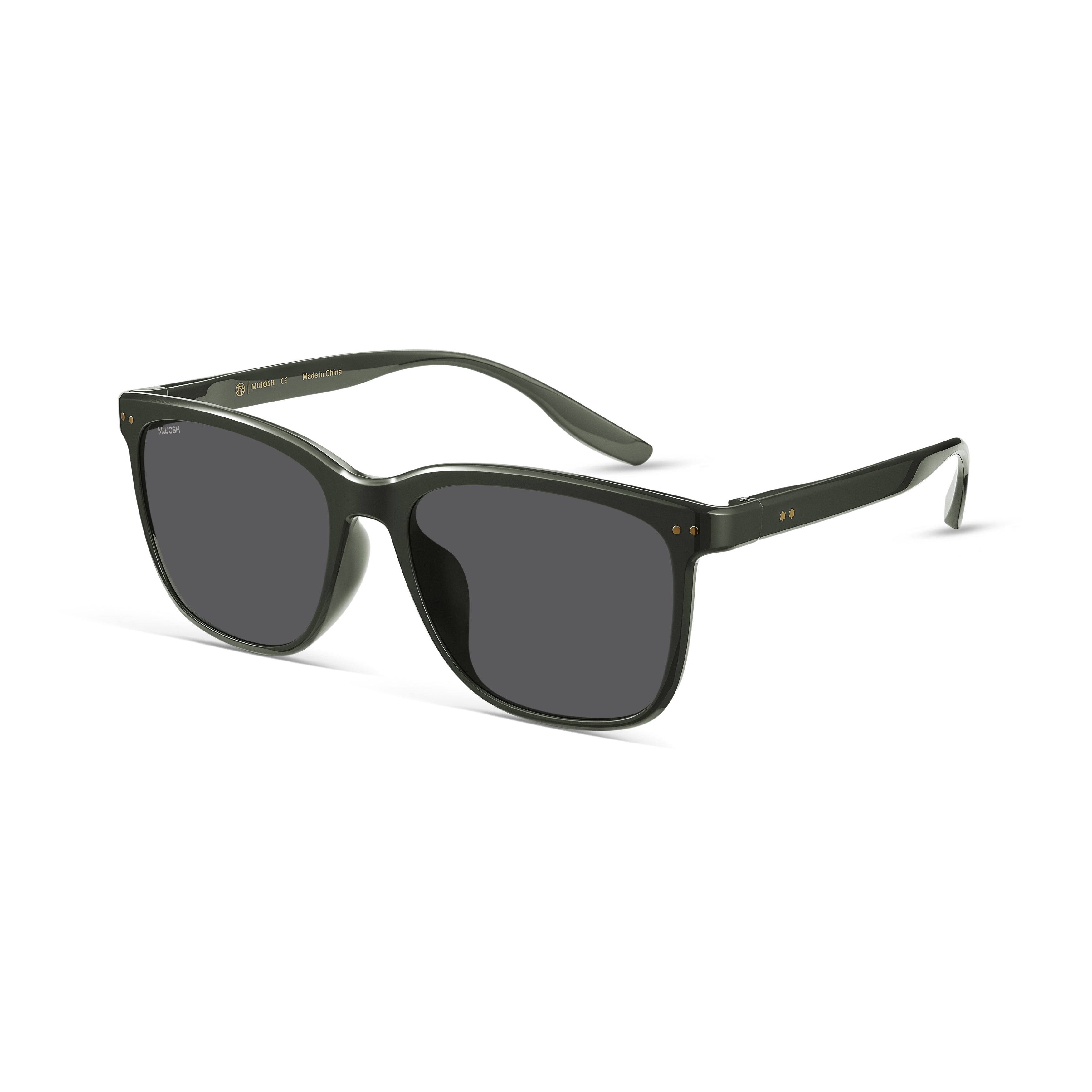 Square Round Sunglasses (Dark Gray)