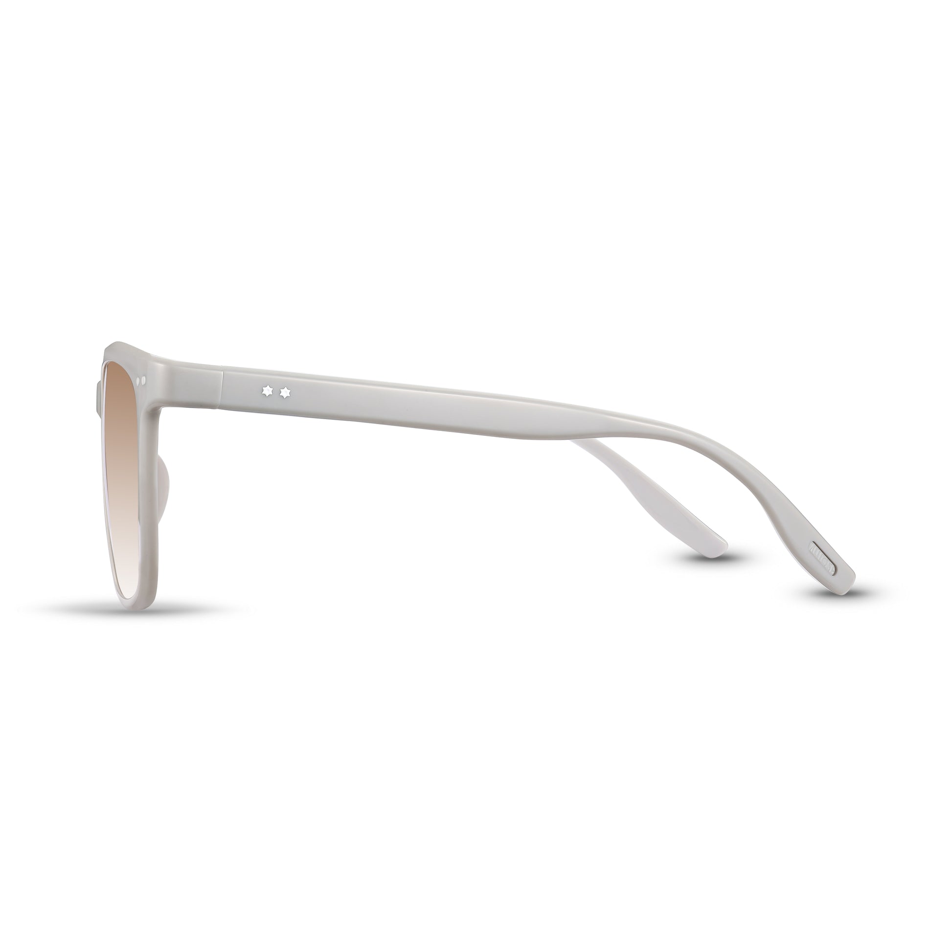 Square Round Sunglasses (White)