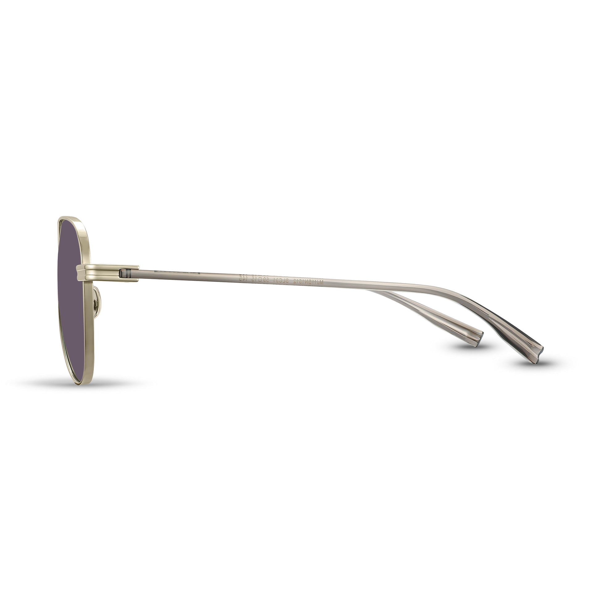 Titanium Aviator Sunglasses (Dawn Gold)
