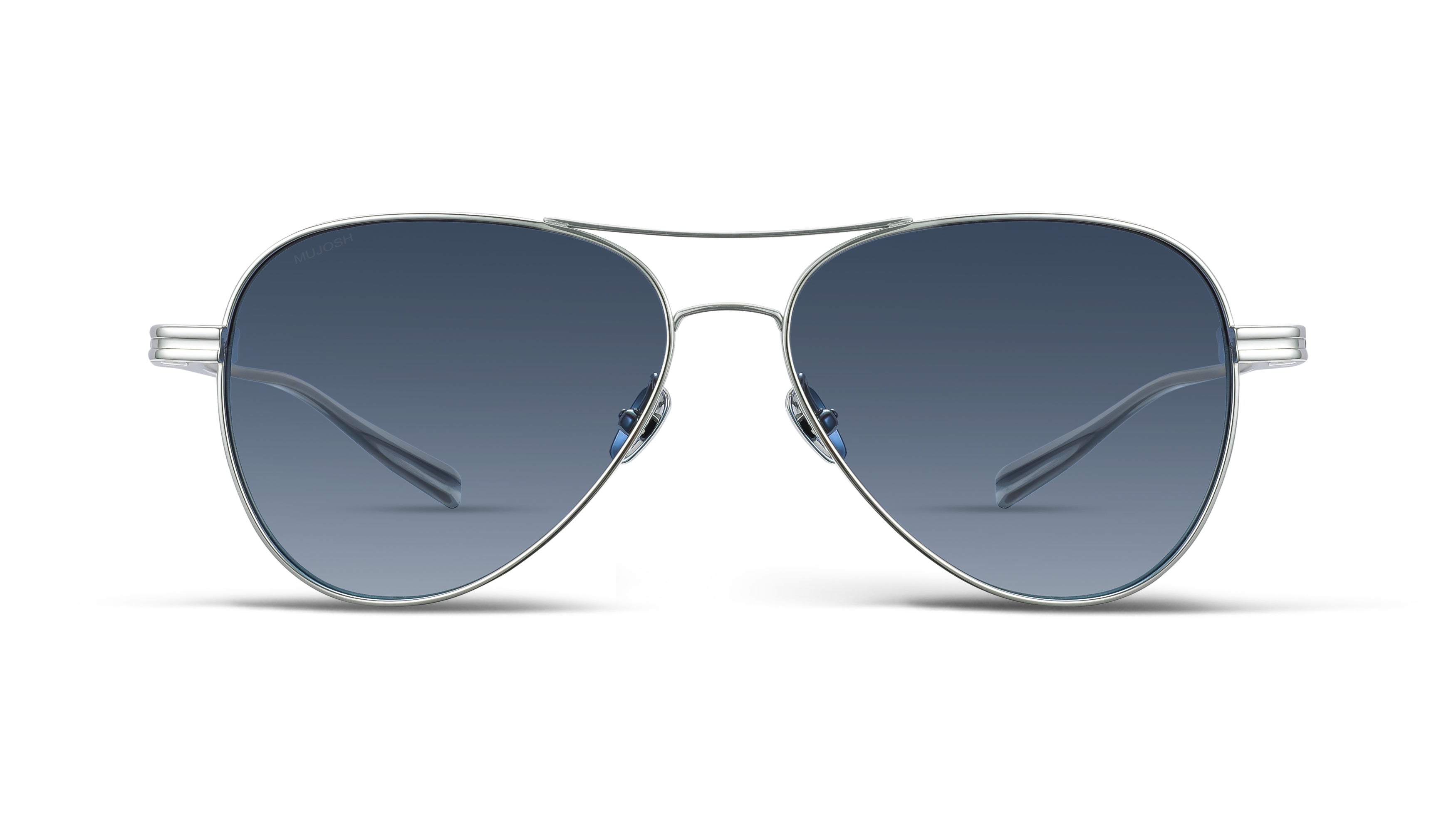 Titanium Aviator Sunglasses (Sliver)