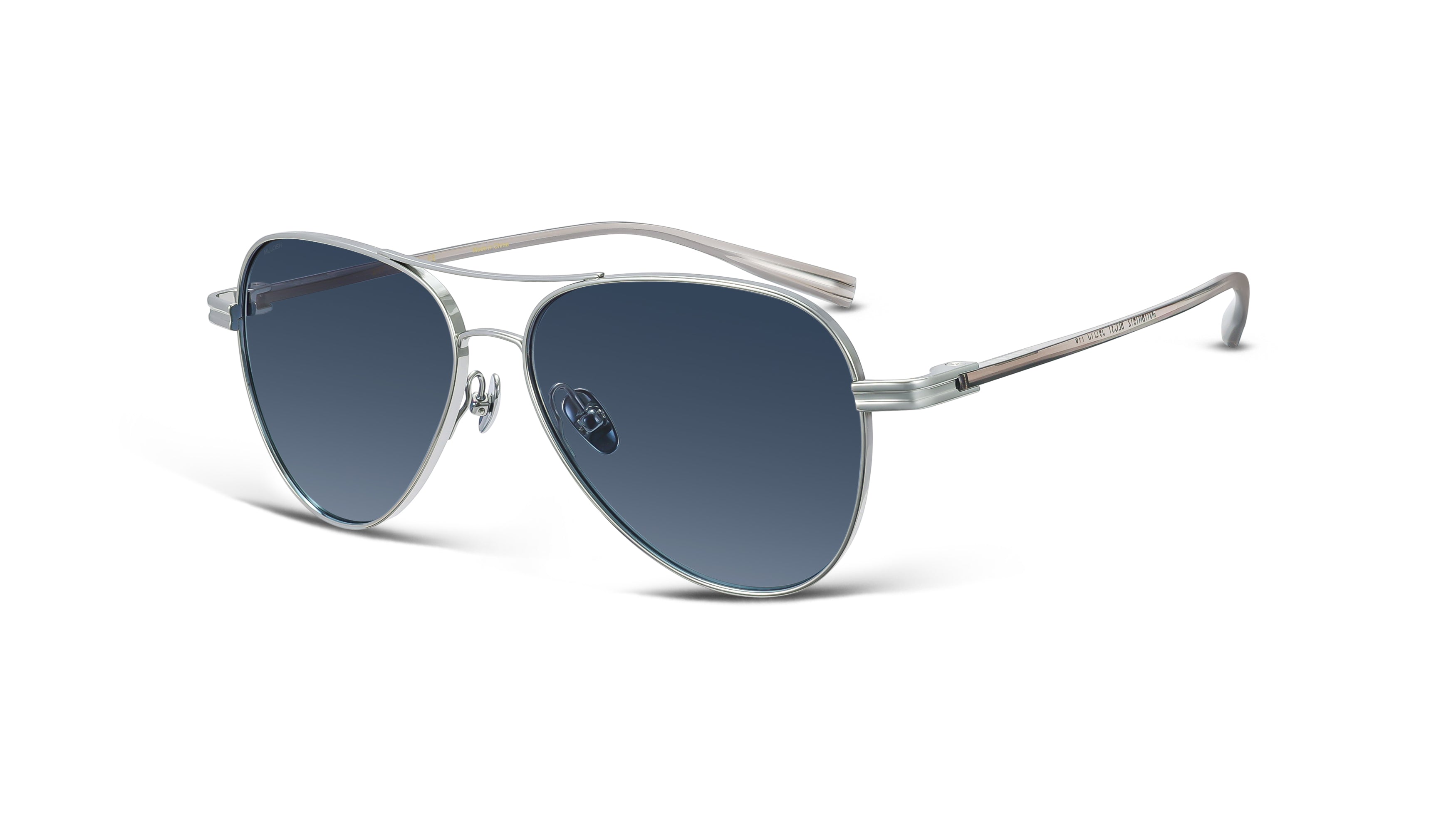 Titanium Aviator Sunglasses (Sliver)