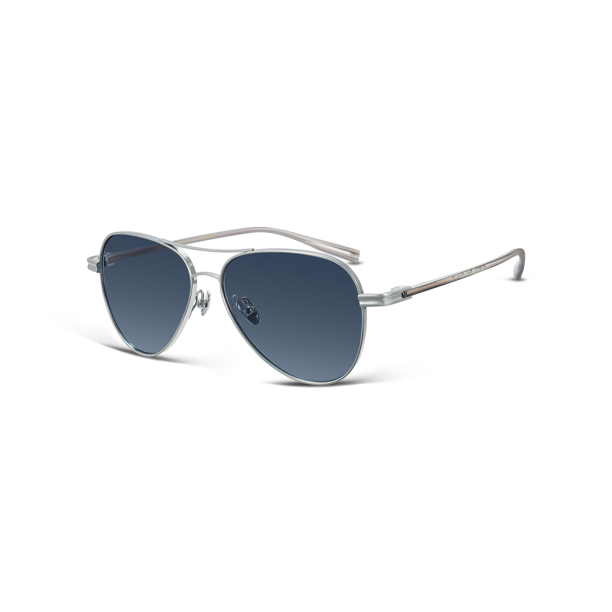 Titanium Aviator Sunglasses (Sliver)