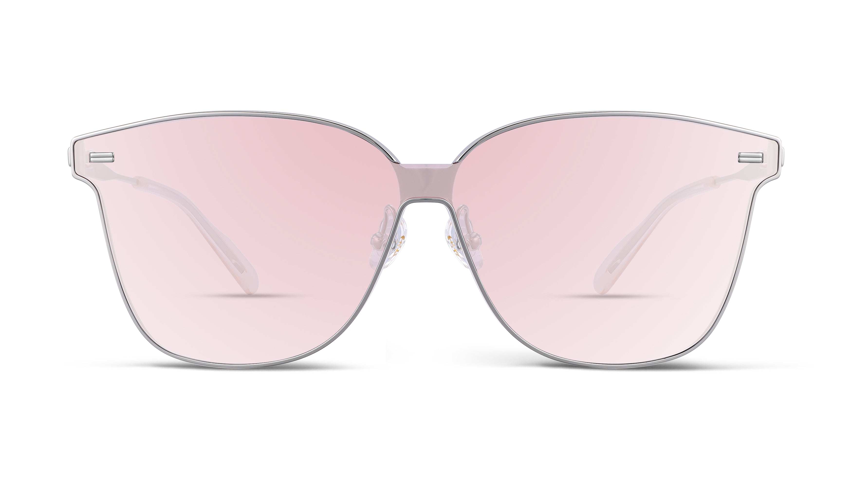 Retro Square Polarized Sunglasses (Sliver)