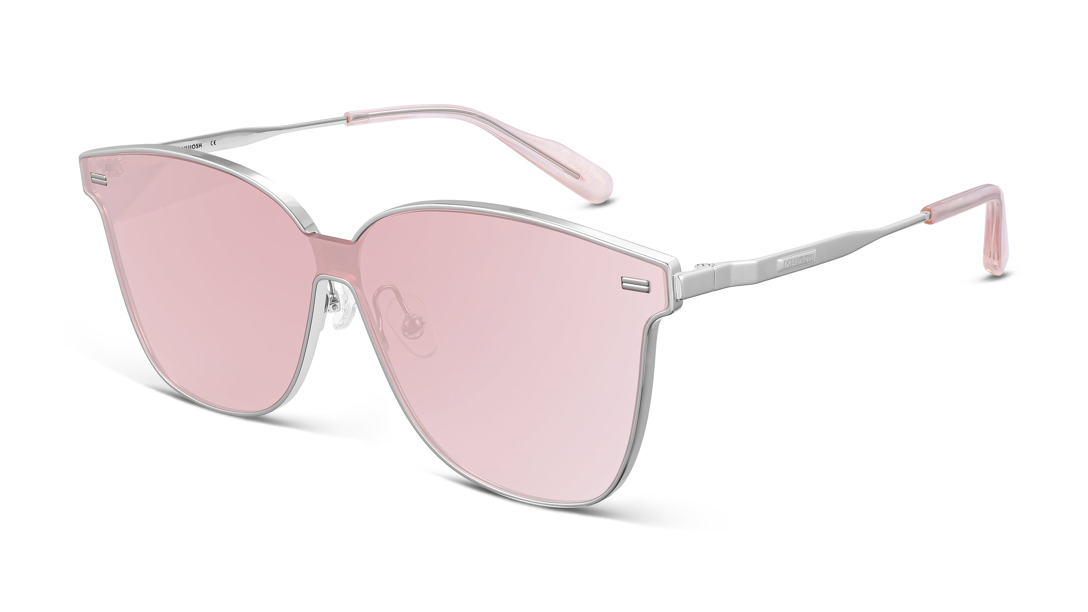 Retro Square Polarized Sunglasses (Sliver)